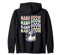 Mama Goose Colores Pastel Con Flores Sudadera con Capucha
