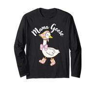 Mama Goose Mother's Day Tee - Cute for Mom Manga Larga