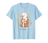 Mama Goose Snuggles with Baby and Coffee. Camiseta