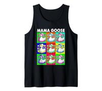 Mama Goose Vibrante Estilo Pop Art Camiseta sin Mangas