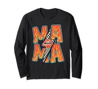 Mama Graffiti Art Colorful Urban Lettering Mother's Day t Manga Larga