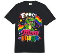 Mamá Gratis Abraza a un Dinosaurio del Mes del Orgullo de un aliado LGBTQI Comfort Colors Adult Heavyweight T-Shirt