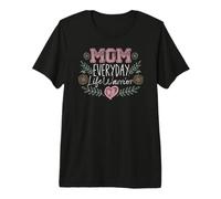 Mamá, Guerrero de la Vida Cotidiana, Superhéroe Día de la Madre, Supermom Camiseta Premium