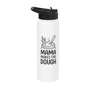 Mamá hace la masa pan artesanal Stainless Steel Insulated Water Bottle
