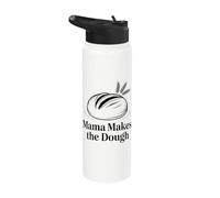 Mamá hace la masa pan artesanal Stainless Steel Insulated Water Bottle