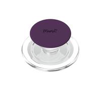Mama Heart Script - Letras Elegantes, Color Morado PopSockets PopGrip para MagSafe