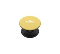 Mama Hearts Cute Typography Love Motherhood - Amarillo PopSockets PopGrip Adhesivo