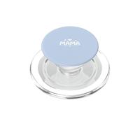 Mama Hearts Cute Typography Love Motherhood - Azul PopSockets PopGrip para MagSafe