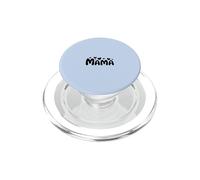 Mama Hearts Cute Typography Love Motherhood - Azul PopSockets PopGrip para MagSafe
