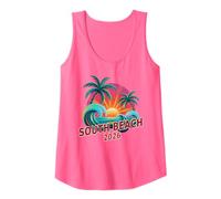 Mamá Hija South Beach 2026 Viaje en Crucero de Vacaciones de Mejores Amigas Camiseta sin Mangas