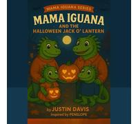 Mama Iguana and the Halloween Jack 0' Lantern
