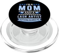 Mamá Lash Artista Pestañas Estilista de Pestañas Esteticista Mompreneur PopSockets PopGrip para MagSafe