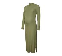 MAMA.LICIOUS Mltrinity High Neck Jrs Midi Dress Noos Vestido, Cypress, S Mujeres
