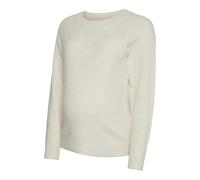 Mama.Licious VMMDOFFY LS O-Neck Blouse GA Noos, Birch/Detalle: Melange, S