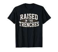 Mama Liniero De Las Trincheras O Line Orgullo Camiseta
