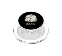 Mama Lion Floral Love - Madre tierna de la Maternidad PopSockets PopGrip para MagSafe