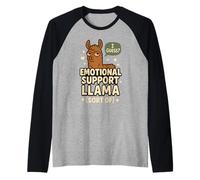 Mamá Llama Divertido Mamá Crianza Humor Llama Gráfico Mamá Vida Camiseta Manga Raglan