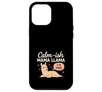 Mamá Llama Divertido Mamá Crianza Humor Llama Gráfico Mamá Vida Carcasa para iPhone 12 Pro Max