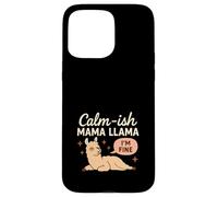 Mamá Llama Divertido Mamá Crianza Humor Llama Gráfico Mamá Vida Carcasa para iPhone 15 Pro Max