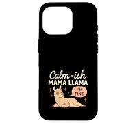 Mamá Llama Divertido Mamá Crianza Humor Llama Gráfico Mamá Vida Carcasa para iPhone 16 Pro