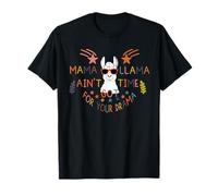Mama Llama I Ain't Got Time For Your Drama Mom Mothers Day Camiseta