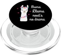 Mama Llama Need's No Drama - Mamá Divertida y Linda PopSockets PopGrip para MagSafe