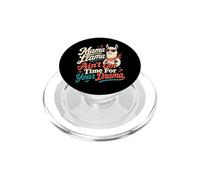 Mamá Llama No Hay Tiempo para el Drama Broma Llama Humor PopSockets PopGrip para MagSafe