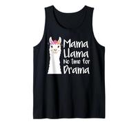 Mamá Llama No Hay Tiempo para la Familia del Drama Camiseta sin Mangas