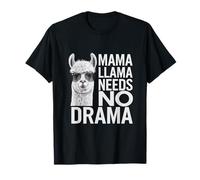 Mamá Llama No Necesita Drama Salva El Drama Para Tu Mamá Camiseta
