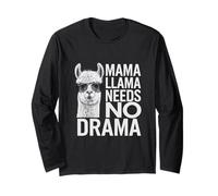 Mamá Llama No Necesita Drama Salva El Drama Para Tu Mamá Manga Larga