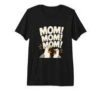 Mamá Mamá Mamá Mira Gracioso Gaviota Madre Pájaro Camiseta Premium
