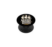 ¡MAMÁ! ¡MAMÁ! ¡MIRA! Humor Divertido de Gaviota PopSockets PopGrip Adhesivo