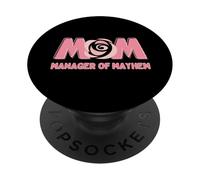 MAMÁ - Manager of Mayhem - Funny Mom and Mother PopSockets PopGrip Adhesivo