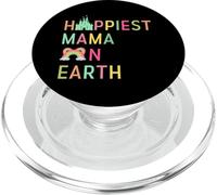 Mamá Más Feliz En La Tierra Día De La Madre Princesa PopSockets PopGrip para MagSafe