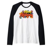 Mamá Mejor Mamá Día de la Madre Bendita Mamá Bono Mama Molona Camiseta Manga Raglan