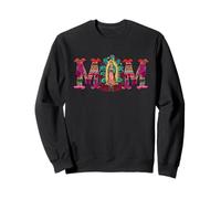 Mama mexicana con Virgen de Guadalupe Día de la Madre Latina Sudadera