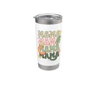 Mama Mom Life Motherhood Family Vaso térmico de acero inoxidable de doble pared