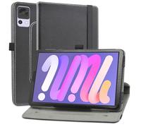 MAMA MOUTH Compatible con DOOGEE T20 Mini Funda,Cuero Sintético Rotación de 360 Grados de Función de Soporte para Alldocube iPlay 50 Mini Pro 8.4 Inch Tablet,Negro