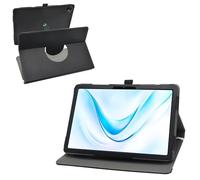 MAMA MOUTH Compatible con KELANYIS A5 Funda,de Cuero PU con rotación de 360°Funda para DOOGEE Tab G6+/Blackview Tab 90 de 11 Pulgadas Tableta,Color Negro