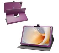 MAMA MOUTH Compatible con TECLAST T65 Plus Funda,de Cuero PU con rotación de 360°Funda para TECLAST T65 Plus de 13,4 Pulgadas Tableta,Color Púrpura