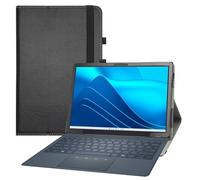 Mama Mouth Funda Desmontable para DELL Latitude 7350 de Piel sintética con 2 Soportes Plegables para Tablet DELL Latitude 7350 Desmontable de 11.5 Pulgadas (no Compatible con Otros portátiles DELL),