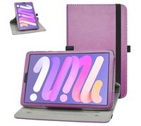 MAMA MOUTH Funda giratoria DOOGEE T20 Mini, iPlay 50 Mini Pro, soporte giratorio de 360 grados con bonito patrón para tabletas DOOGEE T20 Mini/ALLDOCUBE iPlay 50 Mini Pro de 8.4 pulgadas, morado