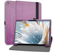 MAMA MOUTH Funda para CHUWI Hi10 MAX,Cuero Sintético Rotación de 360 Grados de Función de Soporte Case Coque para CHUWI Hi10 MAX 12.95 Pulgadas Tablet,Púrpura