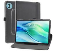 MAMA MOUTH Funda para TECLAST P50,Cuero Sintético Rotación de 360 Grados de Función de Soporte Case Coque para DOOGEE U11 / U11 Pro 11 Pulgadas Tablet,Negro