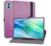 MAMA MOUTH Funda para TECLAST P50,Cuero Sintético Rotación de 360 Grados de Función de Soporte Case Coque para DOOGEE U11 / U11 Pro 11 Pulgadas Tablet,Púrpura