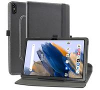 MAMA MOUTH Funda para UMIDIGI A15 Tab,Cuero Sintético Rotación de 360 Grados de Función de Soporte Case Coque para UMIDIGI A15 Tab 11 Pulgadas Tablet,Negro