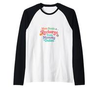 Mamá Necesita Una Recarga De Mamá Deberes - Best Mom Mama Mommy Camiseta Manga Raglan