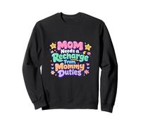 Mamá Necesita Una Recarga De Mamá Deberes - Best Mom Mama Mommy Sudadera