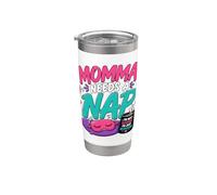 Mamá necesita una siesta, mamá cansada, no moleste a las mujeres divertidas Vaso térmico de acero inoxidable de doble pared