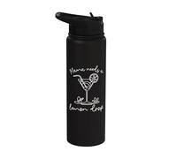 Mama Needs A Lemon Drop - Divertido cóctel para mamá estresada Stainless Steel Insulated Water Bottle